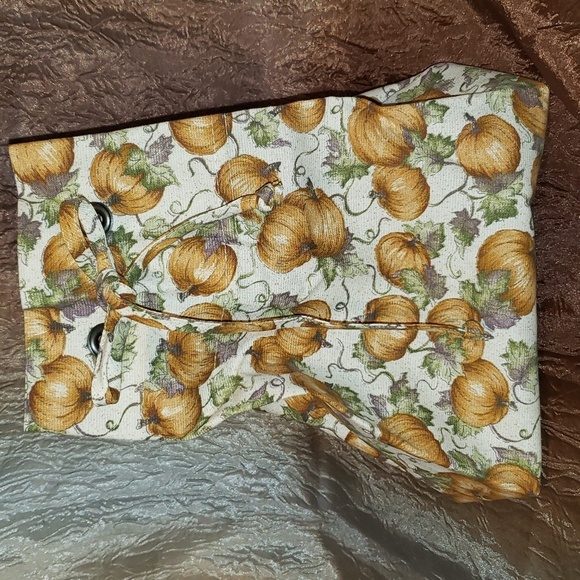 LONGABERGER BASKET AUTUMN TOTE LINER PUMPKIN PATCH 2003 - Picture 1 of 7